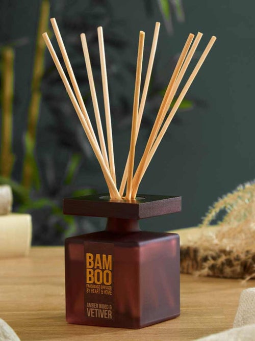 Diffuseur à bâtons heart and home bois d'ambre et vétiver - Kiabi