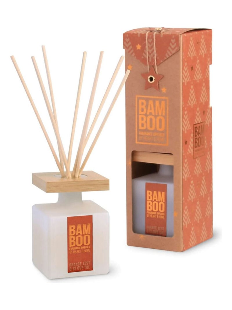 Diffuseur à bâtons Zeste d'orange - clou de girofle Transparent - Kiabi