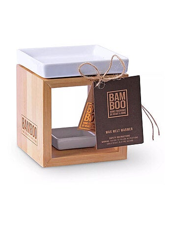 Diffuseur de cire en bambou Heart and Home