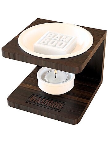 Diffuseur de cire en bambou Heart and Home