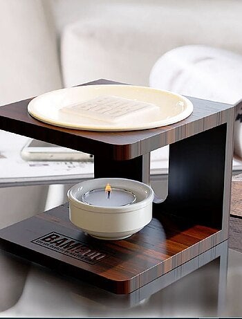 Diffuseur de cire en bambou Heart and Home