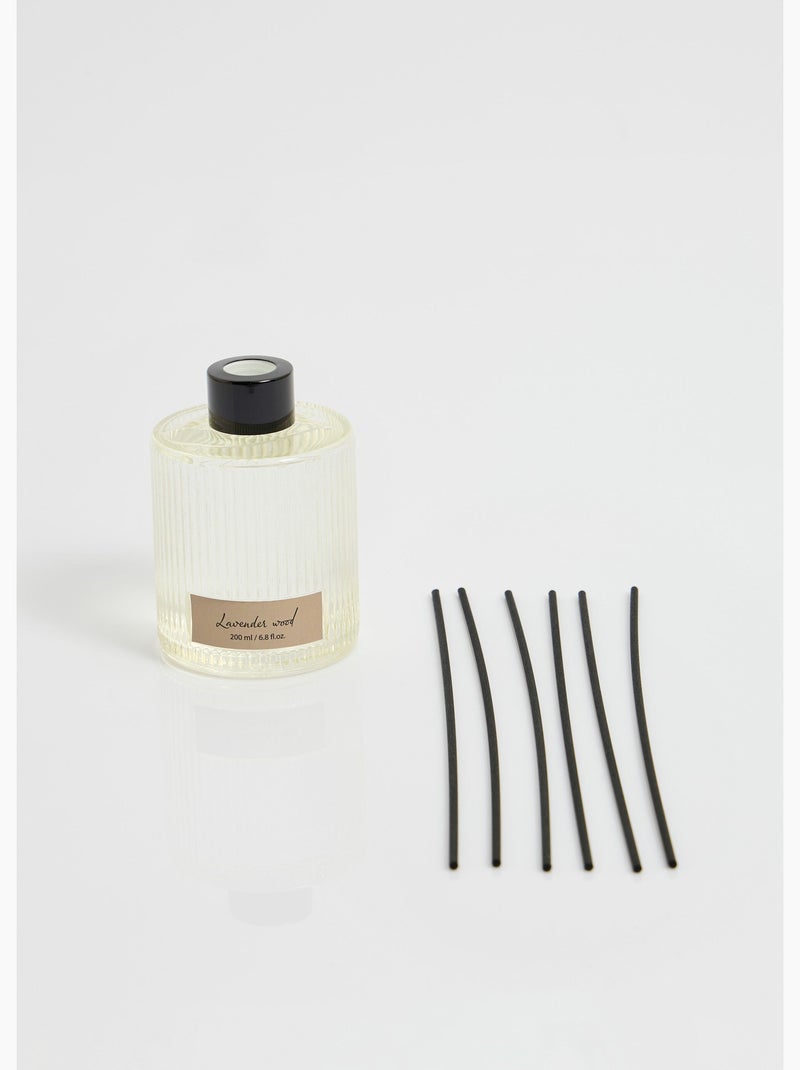 Diffuseur de parfum en verre 3 tiges - AFIBEL Lavande - Kiabi