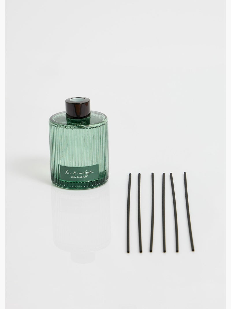Diffuseur de parfum en verre 3 tiges - AFIBEL Rose/Vert - Kiabi