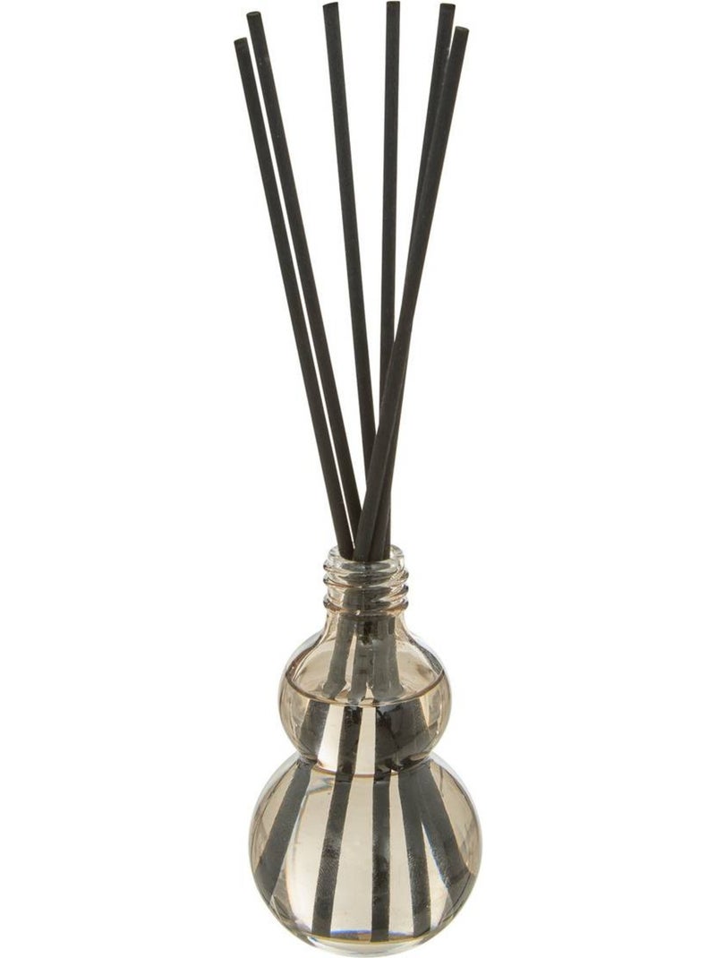 Diffuseur de parfum en verre avec bâtonnets hanae Blanc - Kiabi