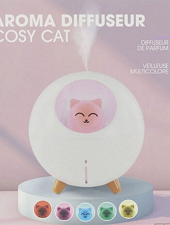 Diffuseur de parfum Led chat