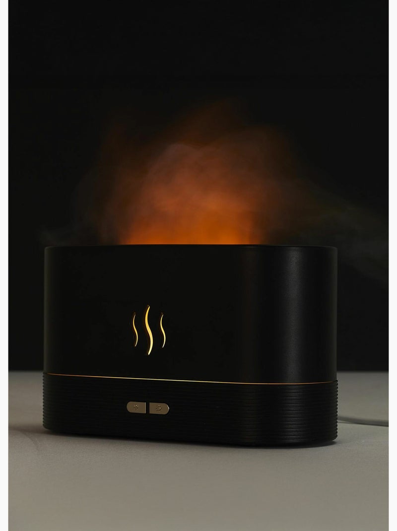 Diffuseur de parfum LED, effet flamme - AFIBEL Noir - Kiabi