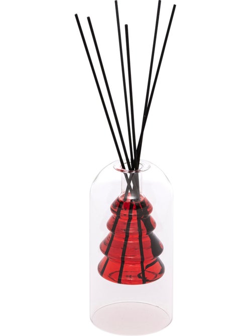 Diffuseur de parfum sapin Elan 150 ml verre cannelle rouge - Kiabi