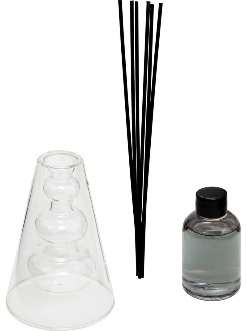 Diffuseur de parfum Twisted Lime 100 ml verre Orange - Kiabi