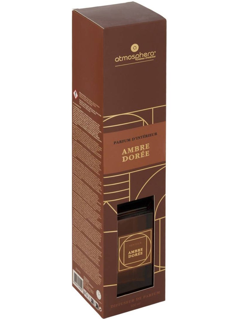 Diffuseur en verre LEONAR Ambre - Kiabi