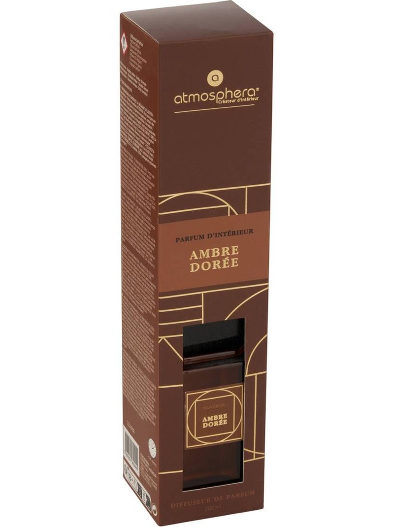 Diffuseur en verre LEONAR Ambre - Kiabi