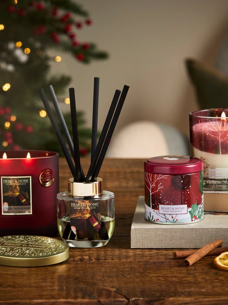 Diffuseur heart and home à bâtons Magie de Noël Rouge - Kiabi