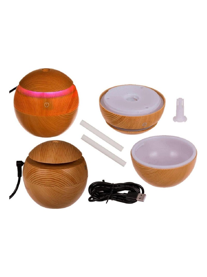 Diffuseur lumineux d'huiles essentielles Beige - Kiabi