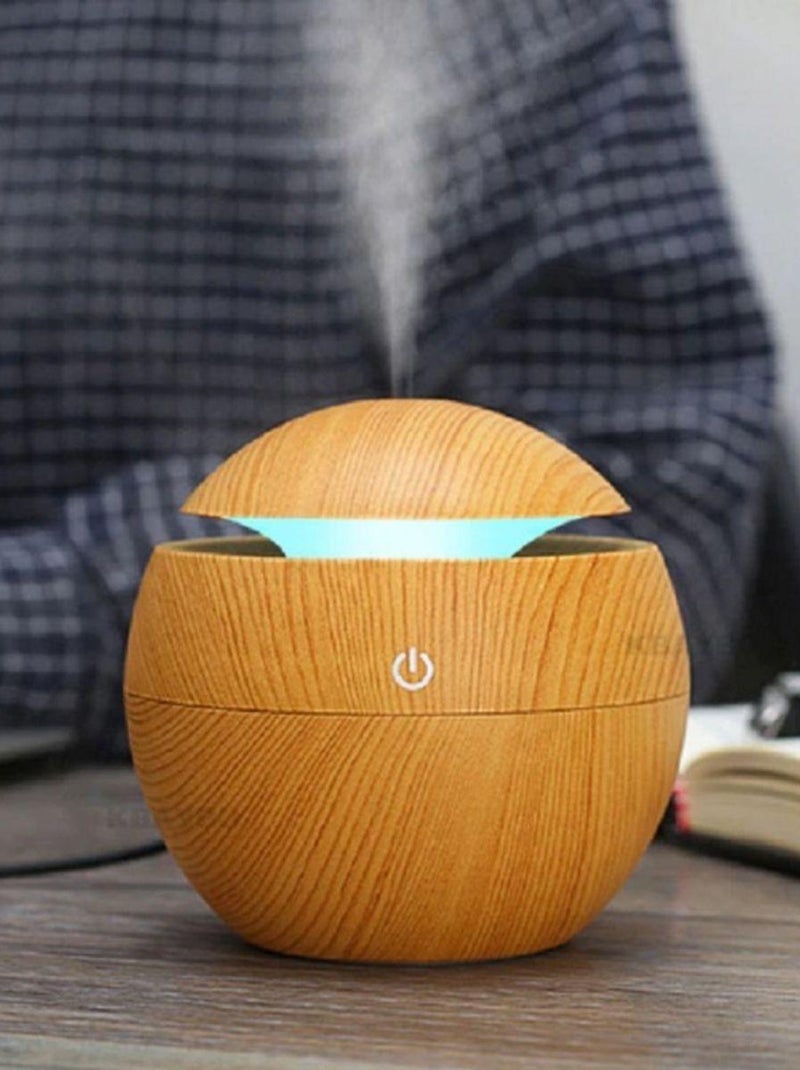 Diffuseur lumineux d'huiles essentielles Beige - Kiabi