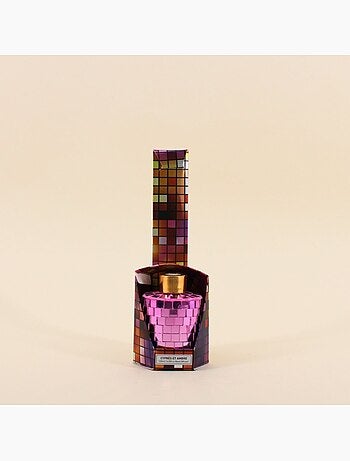 Diffuseur parfum 120ml flacon à facettes violettes