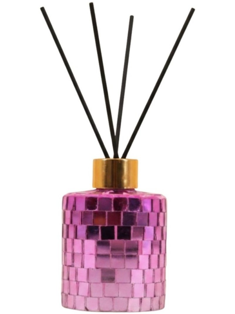 Diffuseur parfum 120ml flacon à facettes violettes Violet - Kiabi