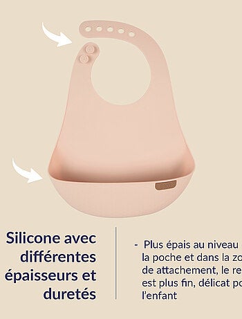 Difrax | Bavoir récupérateur en silicone Difax LOVI