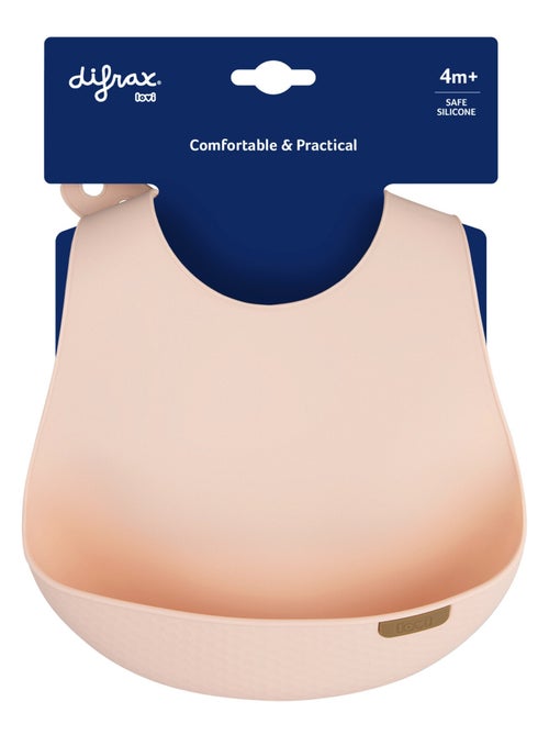 Difrax | Bavoir récupérateur en silicone Difax LOVI - Kiabi
