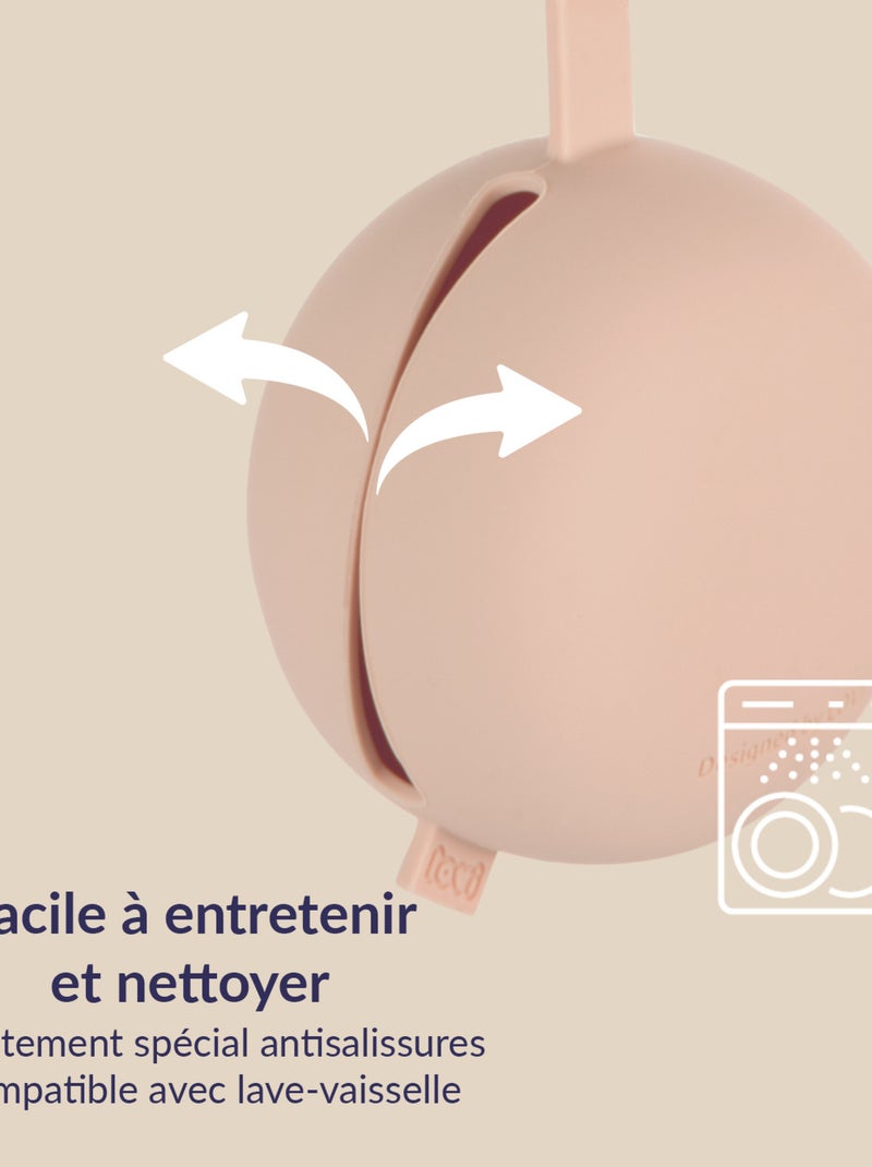 Difrax | Boîte à sucette en silicone DIFRAX LOVI Beige - Kiabi