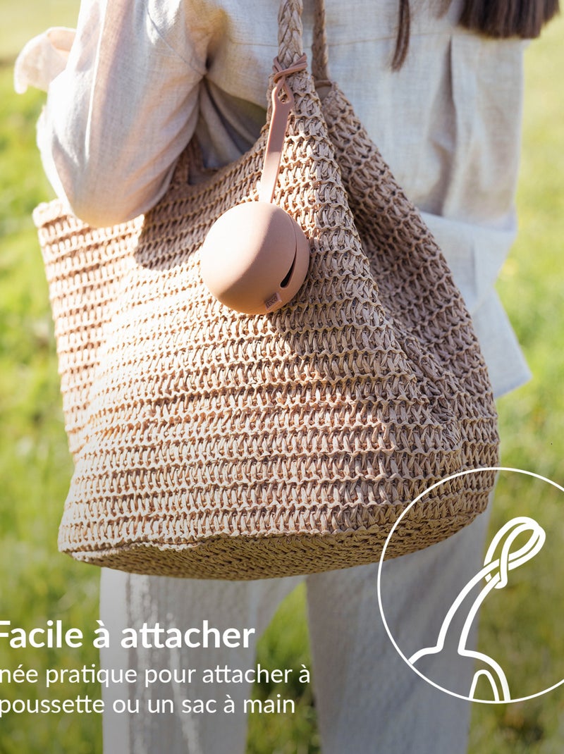 Difrax | Boîte à sucette en silicone DIFRAX LOVI Beige - Kiabi