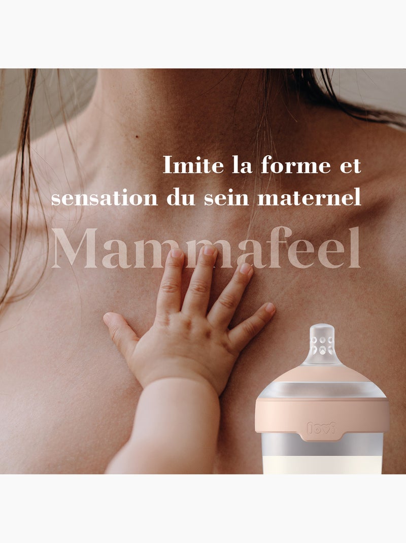 Difrax | difrax lovi biberon mammafeel - 330 ml Beige - Kiabi