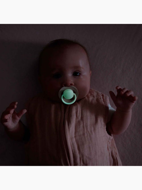 Difrax | Sucette bébé dynamique phosphorescente lot de 2 Prime Glow - Kiabi Difrax | Sucette bébé dynamique phosphorescente lot de 2 Prime Glow - Kiabi