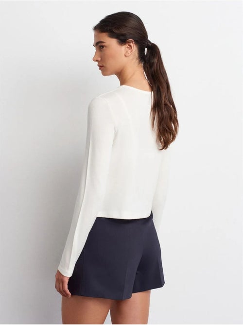 Dilvin cardigan côtelé boutonné - Kiabi