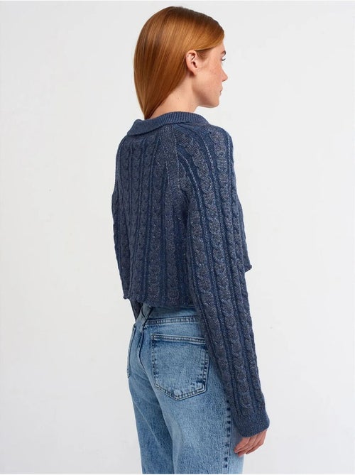DILVIN Cardigan Court À Torsades Et Boutons - Kiabi