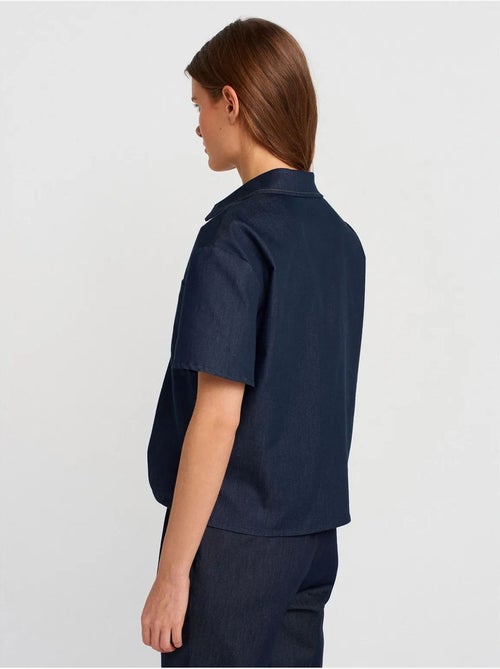 DILVIN Chemise à manches courtes en mélange de lin - Kiabi DILVIN Chemise à manches courtes en mélange de lin - Kiabi