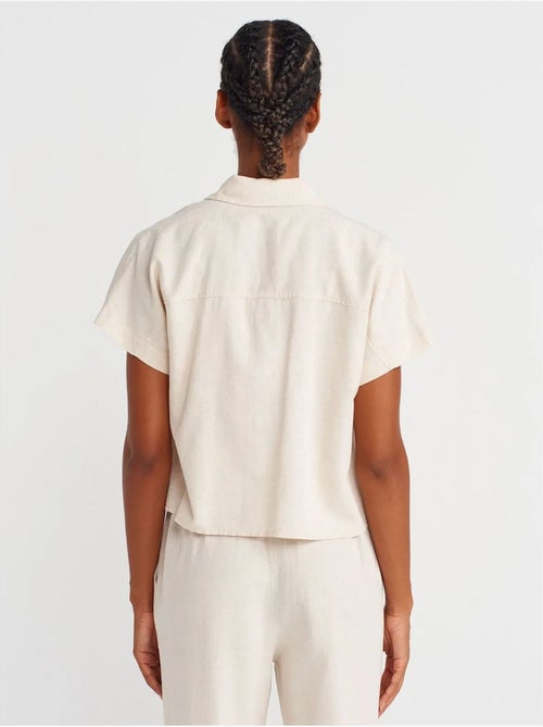 DILVIN Chemise Courte Oversize - Kiabi DILVIN Chemise Courte Oversize - Kiabi