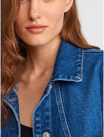 DILVIN Chemise En Denim Ample En Coton