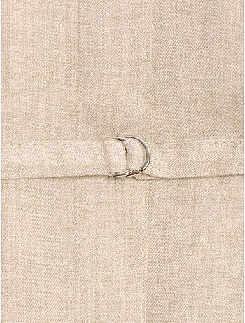 DILVIN Chemise Longue Tissée Avec Ceinture