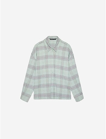 DILVIN Chemise Oversize À Carreaux