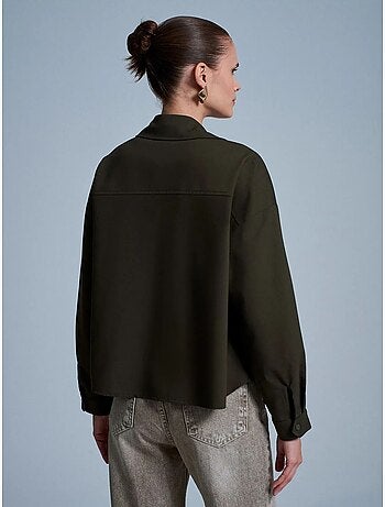 DILVIN Chemise Oversize En Crêpe À Boutons