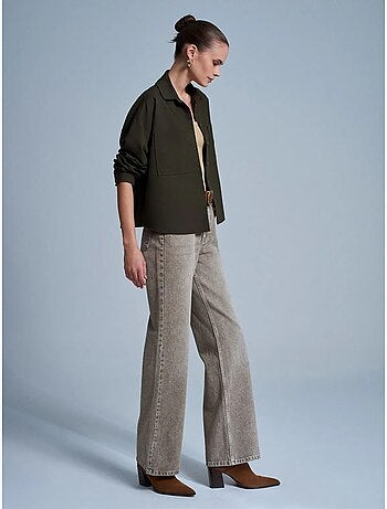 DILVIN Chemise Oversize En Crêpe À Boutons