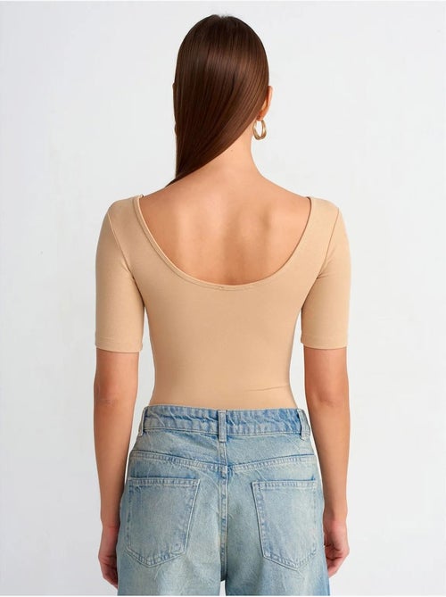 DILVIN Combinaison Femme Slim En Jersey De Coton - Kiabi DILVIN Combinaison Femme Slim En Jersey De Coton - Kiabi