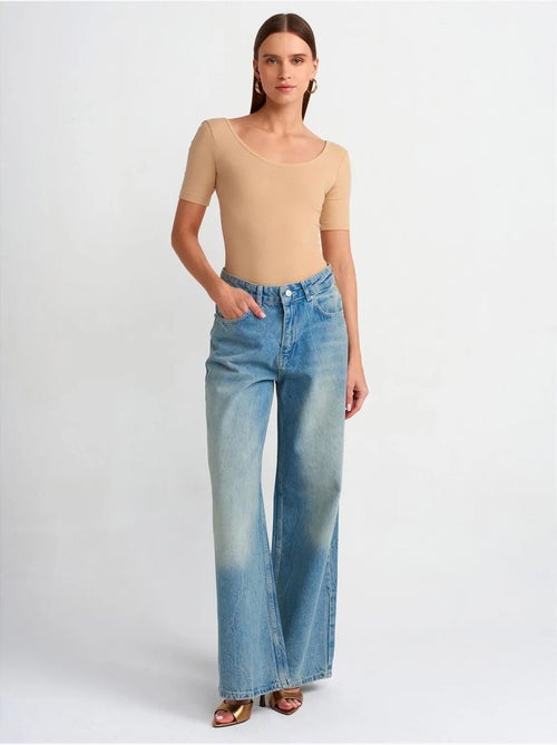 DILVIN Combinaison Femme Slim En Jersey De Coton - Kiabi DILVIN Combinaison Femme Slim En Jersey De Coton - Kiabi