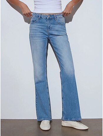 DILVIN Jean Bootcut En Denim À Taille Basse