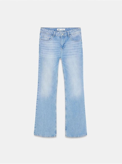 DILVIN Jean Bootcut En Denim À Taille Basse - Kiabi DILVIN Jean Bootcut En Denim À Taille Basse - Kiabi