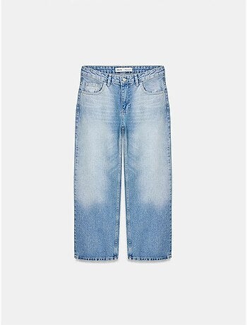 DILVIN Jean Capri Wide Leg À Taille Basse