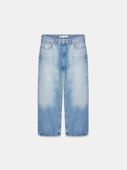 DILVIN Jean Capri Wide Leg À Taille Basse - Kiabi DILVIN Jean Capri Wide Leg À Taille Basse - Kiabi