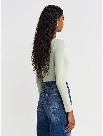 Dilvin jean droit femme à taille haute