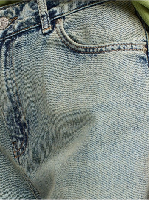 DILVIN Jean En Coton À Taille Basse Et Jambe Droite - Kiabi DILVIN Jean En Coton À Taille Basse Et Jambe Droite - Kiabi