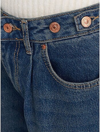 DILVIN Jean En Denim À Jambe Large Et Taille Haute