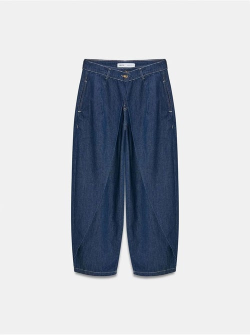 DILVIN Jean En Denim À Taille Haute Et Jambe Large - Kiabi DILVIN Jean En Denim À Taille Haute Et Jambe Large - Kiabi