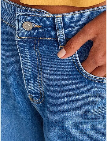 DILVIN Jean En Denim À Taille Haute Et Jambe Large