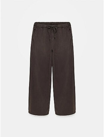 DILVIN Jean En Denim À Taille Mi-haute Et Jambe Large