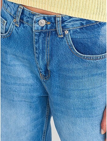 DILVIN Jean Femme Taille Haute À Jambe Large