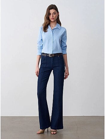 DILVIN Jean Flare Taille Haute