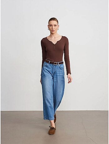 DILVIN Jean Large À Taille Haute