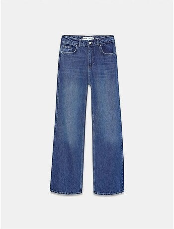 DILVIN Jean Large En Denim À Taille Haute